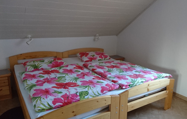 Ferienwohnung Familie Burkert in Kirchberg: Schlafzimmer | © Hohenlohe Schwäbisch Hall