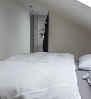 Schafzimmer mit Doppelbett | © Neckar-Zaber-Tourismus e.V.
