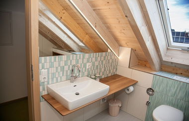 Ferienwohnung Im Dorf in Michelbach: Badezimmer | © Hohenlohe Schwäbisch Hall