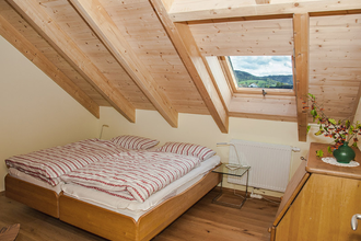 Ferienwohnung Im Dorf in Michelbach: Schlafzimmer 1 | © Hohenlohe Schwäbisch Hall
