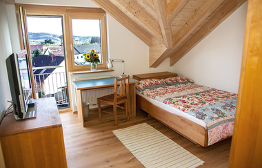 Ferienwohnung Im Dorf in Michelbach: Schlafzimmer 2 | © Hohenlohe Schwäbisch Hall