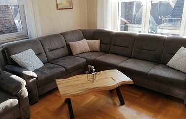 Ferienwohnung Kleinert in Blaufelden: Wohnzimmer | © Hohenlohe + Schwäbisch Hall Tourismus e. V.