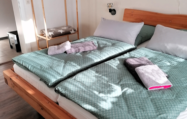 Ferienwohnung Kleinert in Blaufelden: Schlafzimmer | © Hohenlohe + Schwäbisch Hall Tourismus e. V.