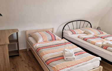 Ferienwohnung Lebensblume in Ilshofen: Schlafzimmer | © Hohenlohe + Schwäbisch Hall Tourismus e. V.