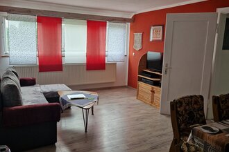 Ferienwohnung Lebensblume in Ilshofen: Wohnzimmer | © Hohenlohe + Schwäbisch Hall Tourismus e. V.