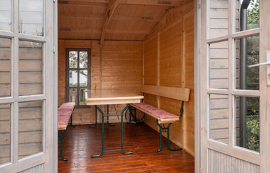 Ferienwohnung Lebensblume in Ilshofen: Gartenhäuschen | © Hohenlohe + Schwäbisch Hall Tourismus e. V.