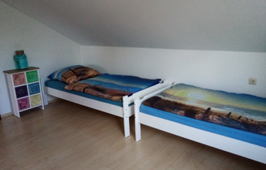 Einzelbetten | Ferienwohnung Neckarblick | Lauffen am Neckar | © Neckar-Zaber-Tourismus e.V.