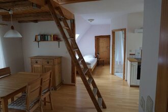 Ferienwohnung Strohmaier in Bühlerzell: Wohn- und Schlafraum | © Hohenlohe Schwäbisch Hall