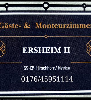 Ferienwohnung und Pension Ersheim | © M. Grimm