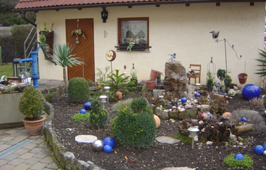 Sitzplatz im Garten Ferienwohnung Weigand | © Familie Weigand