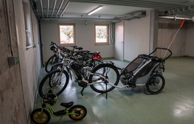 geräumiger Fahrradkeller | © Neckar-Zaber-Tourismus e.V.