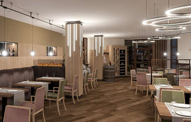 Flair Park-Hotel Ilshofen: Visualisierung Restaurant | © Hohenlohe Schwäbisch Hall