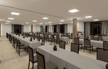 Flair Park-Hotel Ilshofen: Visualisierung Messebereich | © Hohenlohe Schwäbisch Hall