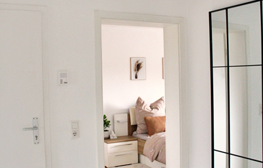 Der Flur lädt ins Schlafzimmer ein | © Touristikgemeinschaft Hohenlohe e. V. | Melanie-Isabell Rettich