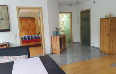 Ferienwohnung | Freudentaler Ferienwohnung | Freudental | Blick Richtung Badezimmer | © Freudentaler Ferienwohnung