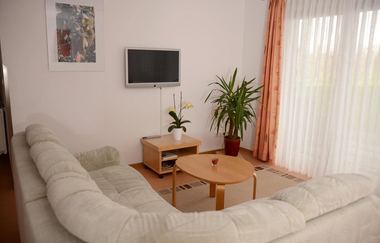 Wohnzimmer | Gästehof Asaret | Nordheim-Nordhausen | © Neckar-Zaber-Tourismus e.V.