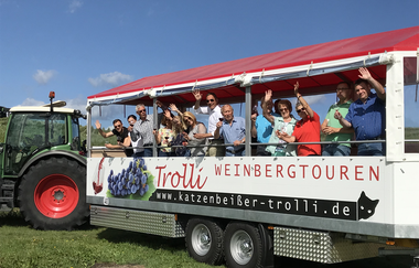 Gästehaus Kraft | Trolli Weinbergtouren | Lauffen a. N. | HeilbronnerLand | © Gästehaus Kraft