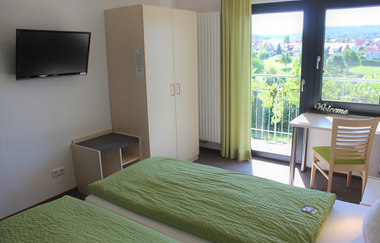 Gästehaus zum Wolffenturm - Appartement Schlafzimmer | © Gästehaus zum Wolffenturm