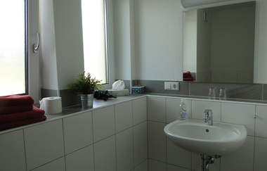 Badezimmer mit Waschbecken | © Neckar-Zaber-Tourismus e.V.