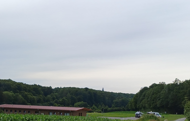 Anfahrt zum Platz | © Touristikgemeinschaft Hohenlohe e. V. | Green Camp Schleierhof