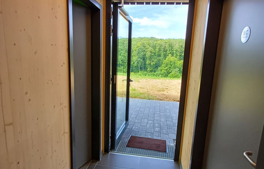 Eingang zum Sanitärbereich | © Touristikgemeinschaft Hohenlohe e. V.