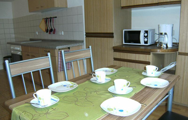 Haus an der Landhege in Mainhardt: Esszimmer | © Hohenlohe Schwäbisch Hall