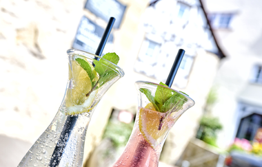 Hotel & Café Fachwerk in Vellberg: Hausgemachte Limonade | © Hohenlohe + Schwäbisch Hall Tourismus e. V.