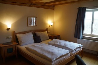 Hotel & Café Fachwerk in Vellberg: Zimmeransicht | © Hohenlohe Schwäbisch Hall