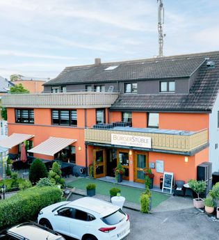 Außenansicht des Bürgerstüble vom Parkplatz | © Touristikgemeinschaft Hohenlohe e. V.  | Philipp-Maurice Föll