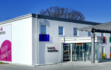 Hotel smartino in Schwäbisch Hall: Eingangsbereich | © Hotel smartino