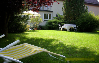Landgasthof Rössle in Rosengarten: Garten | © Hohenlohe Schwäbisch Hall