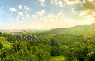Aussicht vom Landhaus Hohly | HeilbronnerLand | © Landhaus Hohly