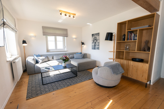 Landhaus Paco in Blaufelden: Wohnzimmer | © Hohenlohe Schwäbisch Hall