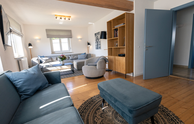 Landhaus Paco in Blaufelden: Wohnzimmer | © Hohenlohe Schwäbisch Hall