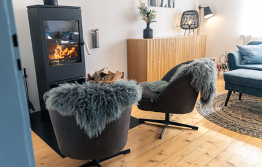 Landhaus Paco in Blaufelden: Kamin | © Hohenlohe Schwäbisch Hall