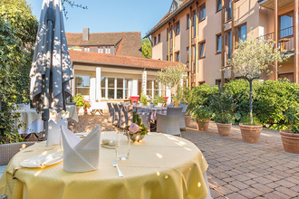 Landhaus Wolf in Schwäbisch Hall: Terrasse | © Hohenlohe Schwäbisch Hall