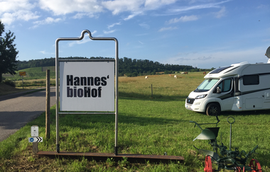 Landvergnügen- Stellplatz "Hannes Biohof" | © Sarah Werner, privat