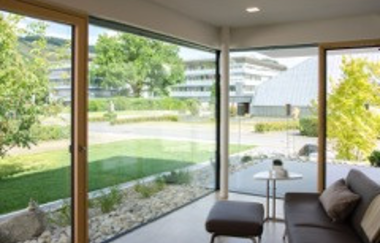 Ausblick ins Grüne vom Wohnzimmer | © Touristikgemeinschaft Hohenlohe e. V. | Werbeagentur Neckarmedia, Heilbronn