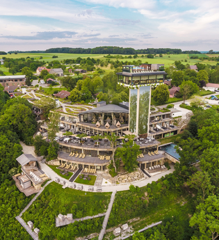 Luftaufnahme Mawell Resort Langenburg | © Touristikgemeinschaft Hohenlohe e. V. | Mawell Resort