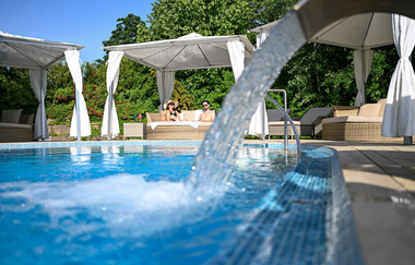 Meiser Vital Hotel in Fichtenau: Außenpool | © Hohenlohe Schwäbisch Hall