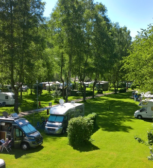 Naturcamping Braunsbach Stellplatz | © Hohenlohe Schwäbisch Hall