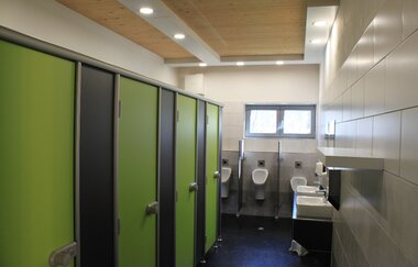 Naturcamping Braunsbach WC Herren | © Hohenlohe Schwäbisch Hall