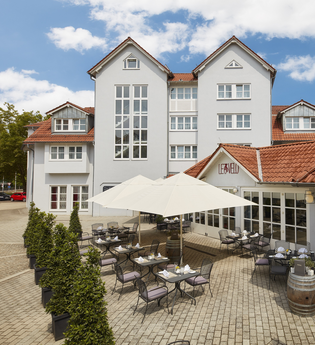 nestor Hotel Neckarsulm - Außenansicht | Bett+Bike Hotel HeilbronnerLand | RadServiceStation | © nestor Hotel Neckarsulm