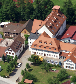 Blick auf die Mühle von oben / Odenwald | © OM Deutschland