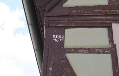 Pension Wolz in Langenburg: Baujahr Haus | © Hohenlohe + Schwäbisch Hall Tourismus e. V.