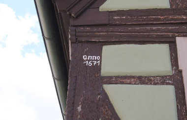 Pension Wolz in Langenburg: Baujahr Haus | © Hohenlohe + Schwäbisch Hall Tourismus e. V.