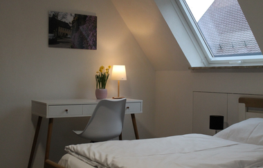 Pension Wolz in Langenburg: Zimmer 4 Bett | © Hohenlohe + Schwäbisch Hall Tourismus e. V.