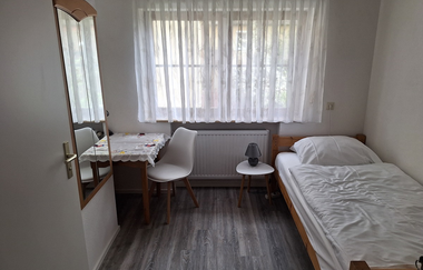 Pension Wolz in Langenburg: Zimmer 1 Bett | © Hohenlohe + Schwäbisch Hall Tourismus e. V.