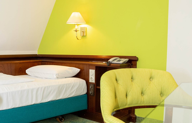 Ringhotel Hohenlohe in Schwäbisch Hall: Einzelzimmer Standard | © Hohenlohe Schwäbisch Hall