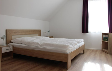 Rosenstüble in Rosengarten: Doppelbett | © Hohenlohe Schwäbisch Hall